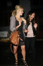 HOLLY WILLOGHBY Leaves a Night Club in London