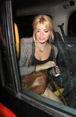HOLLY WILLOGHBY Leaves a Night Club in London