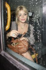 HOLLY WILLOGHBY Leaves a Night Club in London