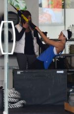 JAIMIE ALEXANDER at Rise Movement Gym in Beverly Hills