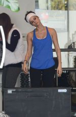 JAIMIE ALEXANDER at Rise Movement Gym in Beverly Hills