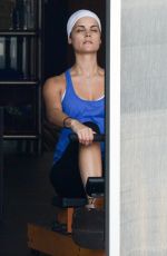 JAIMIE ALEXANDER at Rise Movement Gym in Beverly Hills