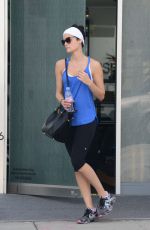 JAIMIE ALEXANDER at Rise Movement Gym in Beverly Hills