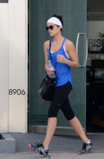 JAIMIE ALEXANDER at Rise Movement Gym in Beverly Hills