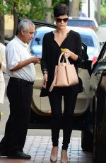 JAIMIE ALEXANDER Debuts Short Hair Out in Beverly Hills
