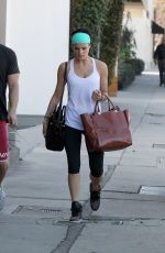 JAIMIE ALEXANDER Leaves Rise Movement Gym in Beverly Hills