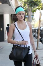 JAIMIE ALEXANDER Leaves Rise Movement Gym in Beverly Hills
