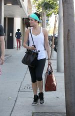 JAIMIE ALEXANDER Leaves Rise Movement Gym in Beverly Hills