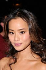 JAMIE CHUNG at Herve Leger by Max Azria Fashion Show in New York