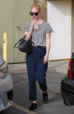 JANUARY JONES Out and About in Brentwood