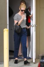 JANUARY JONES Out and About in Brentwood