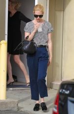 JANUARY JONES Out and About in Brentwood