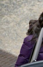 JENNIFER LAWRENCE on the Set of The Hunger Games: Mockingjay Part 2 in Atlanta