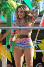 JENNIFER LOPEZ on the Set of Fifa World Cup Music Video in Fort Lauderdale