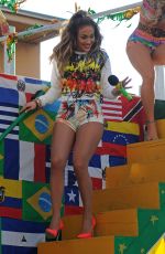 JENNIFER LOPEZ on the Set of Fifa World Cup Music Video in Fort Lauderdale