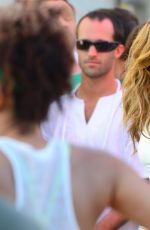 JENNIFER LOPEZ on the Set of Fifa World Cup Music Video in Fort Lauderdale