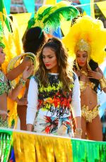 JENNIFER LOPEZ on the Set of Fifa World Cup Music Video in Fort Lauderdale