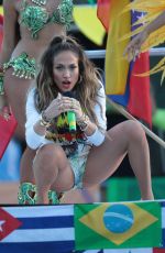 JENNIFER LOPEZ on the Set of Fifa World Cup Music Video in Fort Lauderdale