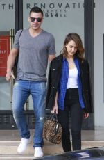JESSICA ALBA and Cash Warren Leaves Barneys New York in Beverly Hills