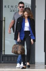 JESSICA ALBA and Cash Warren Leaves Barneys New York in Beverly Hills