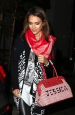 JESSICA ALBA Arrives at Craig