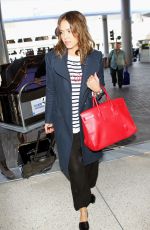 JESSICA ALBA Arrives at LAX Airport 2502