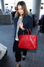 JESSICA ALBA Arrives at LAX Airport 2502