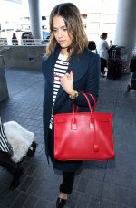 JESSICA ALBA Arrives at LAX Airport 2502