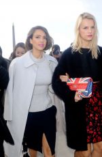 JESSICA ALBA Arrives at Nina Ricci Fashion Show in Paris