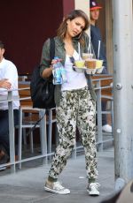JESSICA ALBA at a Coffee Bean in Beverly Hills