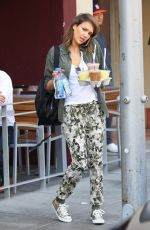 JESSICA ALBA at a Coffee Bean in Beverly Hills