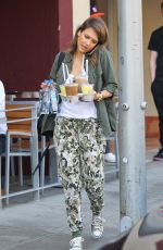 JESSICA ALBA at a Coffee Bean in Beverly Hills