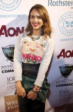 JESSICA ALBA at Beverly Hills 100th Anniversary Celebration