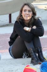 JESSICA ALBA at Coldwater Canyon park in Beverly Hills