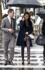 JESSICA ALBA Out and About in Paris