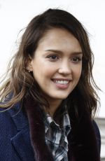 JESSICA ALBA Out and About in Paris