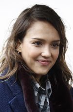 JESSICA ALBA Out and About in Paris