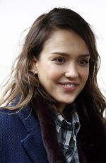 JESSICA ALBA Out and About in Paris