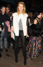 JESSICA HART at Alice + Olivia Fall 2014 Fashion Show in New York