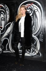 JESSICA HART at Alice + Olivia Fall 2014 Fashion Show in New York