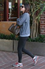JESSICA SZOHR Out to Lunches at Luca in West Hollywood