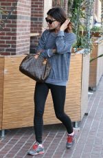 JESSICA SZOHR Out to Lunches at Luca in West Hollywood