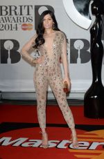 JESSIE J at 2014 Brit Awards in London