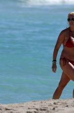 JILL MARTIN in Bikini on the Beach in Miami