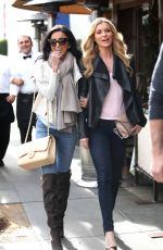 JOANNA KRUPA and LILLY GHALICH Out and About in Beverly Hills