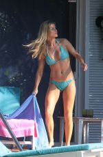 JOANNA KRUPA in Bikini at Pool on Her Home in Miami