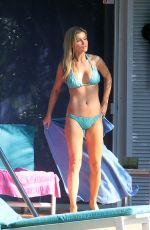 JOANNA KRUPA in Bikini at Pool on Her Home in Miami