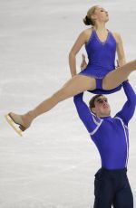 JULIA LAVRENTIEVA and Yuri Rudyk at 2014 Winter Olympics in Sochi
