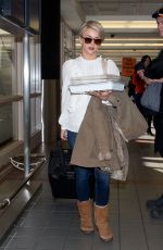 JULIANE HOUGH Sports Much Shorter Hair at LAX Airport