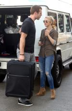 JULIANNE HOUGH Arrives at LAX Airport